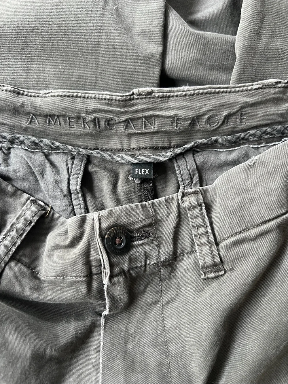 American Eagle Outfitters Men’s Gray Relaxed Flex Jeans